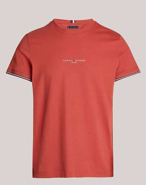 TOMMY HILFIGER TOMMY LOGO TIPPED TEE