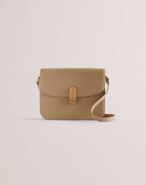 TED BAKER KKAYLI Polished Leather Satchel Bag (Размери: 22 x 17 x 8см.)