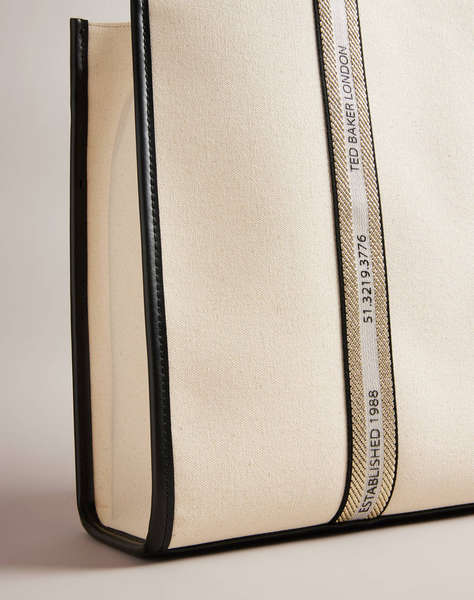 TED BAKER GEORJEY Branded Webbing Canvas Tote (Размери: 14 x 36 x 45см.)