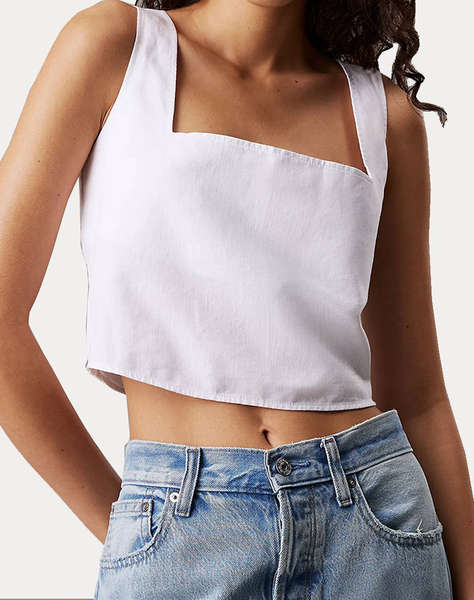 CALVIN KLEIN SOFT LINEN TOP