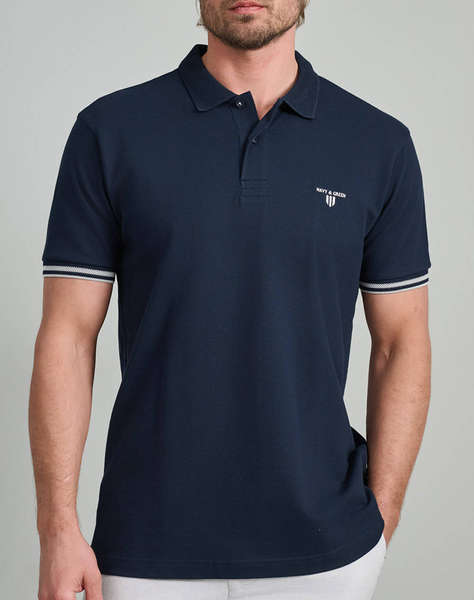 NAVY&GREEN ТЕНИСКА ПОЛО