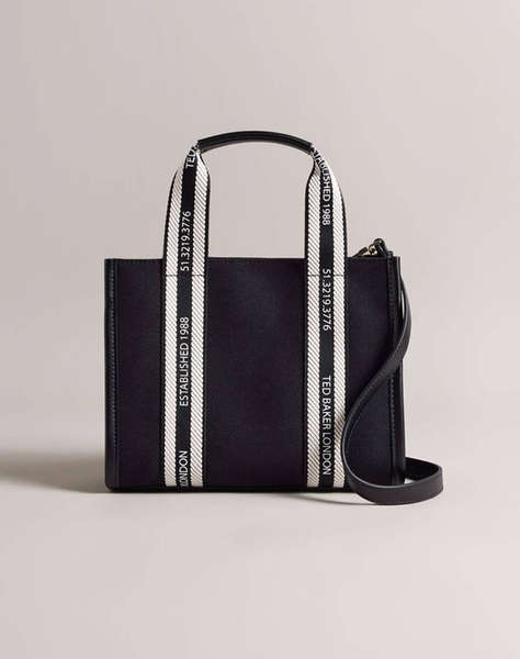 TED BAKER GEORJEA Branded Webbing Canvas Small Tote (Размери: 11 x 21 x 25см.)