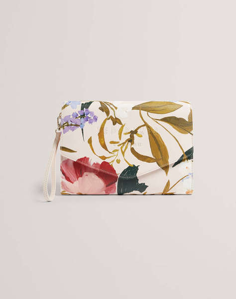 TED BAKER POSEII Floral Printed Icon Pouch (Размери: 26 x 19 x 2см.)