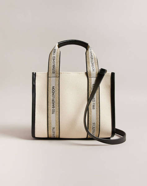 TED BAKER GEORJEA Branded Webbing Canvas Small Tote (Размери: 11 x 21 x 25см.)