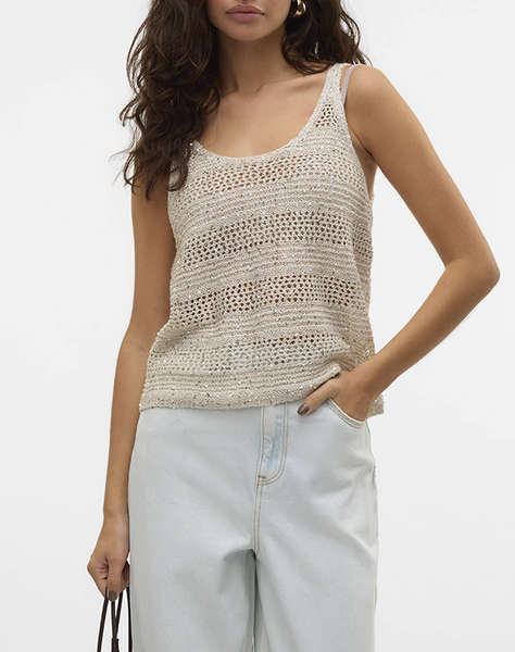 VERO MODA VMLEILANI STRIPE SL U-NECK TOP