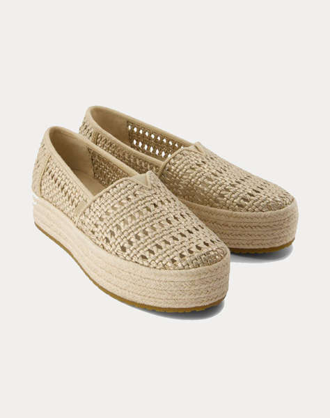 TOMS CHA METL LTHR BASKET WM VALCIA ESP