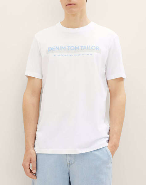 TOM TAILOR PRINTED T-SHIRT МЪЖКА ТЕНИСКА