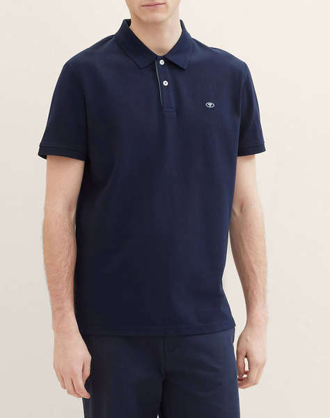 TOM TAILOR BASIC POLO WITH CONTRAST МЪЖКА ТЕНИСКА