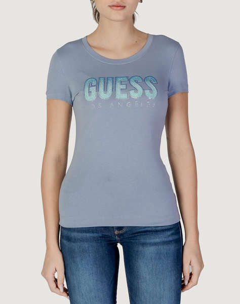 GUESS CN SS GLITTER DEGRADE LOGO TEE ДАМСКА ТЕНИСКА