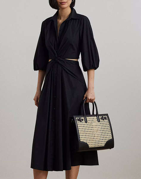 LAUREN RALPH LAUREN NALDA-LONG SLEEVE-DAY DRESS