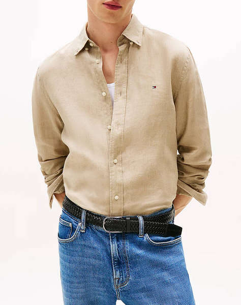 TOMMY HILFIGER PIGMENT DYED LI SOLID RF SHIRT