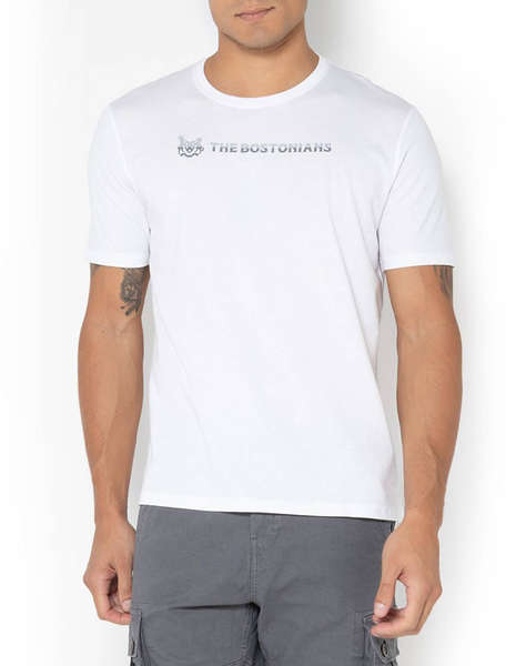 THE BOSTONIANS BLOUSE T-SHIRT TWO-TONE LOGO REGULAR