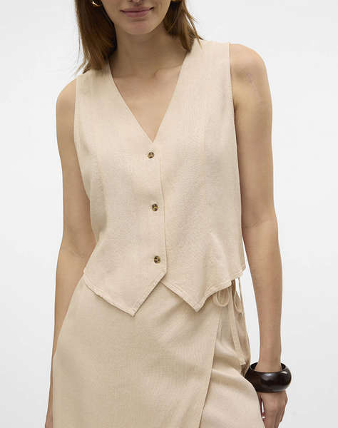 VERO MODA VMMYMILO S/L WAISTCOAT WVN GA