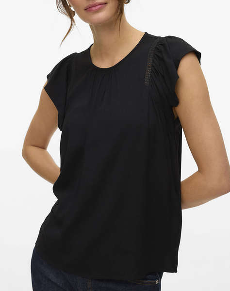 VERO MODA VMBELLA SS LACE TOP WVN GA NOOS