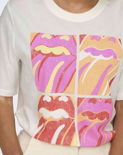 ONLY ONLROLLING STONES LIFE S/S TOP BOX JRS