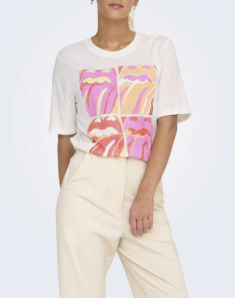 ONLY ONLROLLING STONES LIFE S/S TOP BOX JRS