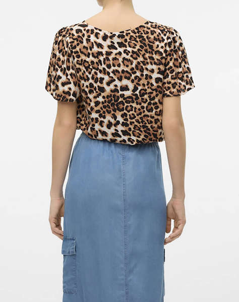 VERO MODA VMEASY JOY V-NECK SS BLOUSE WVN GA