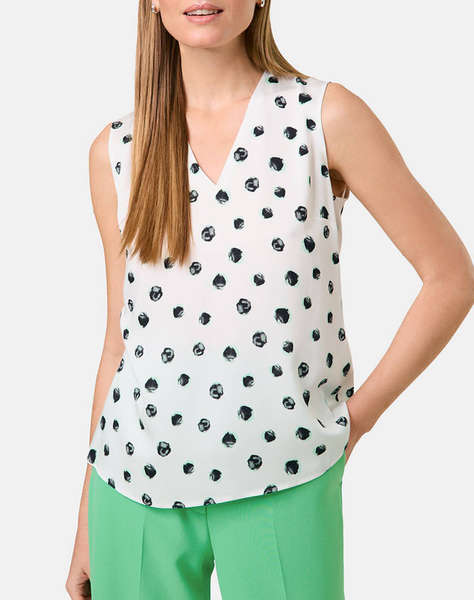 TAIFUN blouse WITHOUT SLEEV