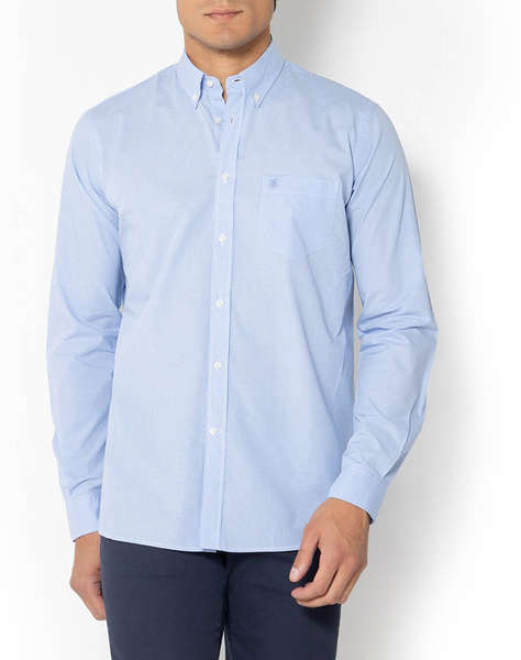 THE BOSTONIANS РИЗА CHESTER ПОПЛИН REGULAR FIT MiniCheck POPLIN Button-down Regular Fit