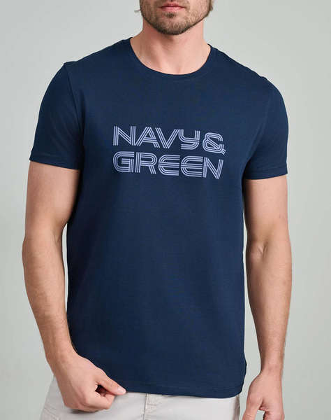 NAVY&GREEN ТЕНИСКА