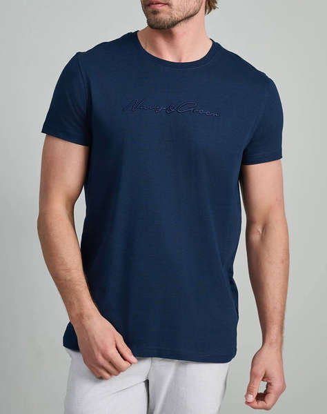 NAVY&GREEN ТЕНИСКА