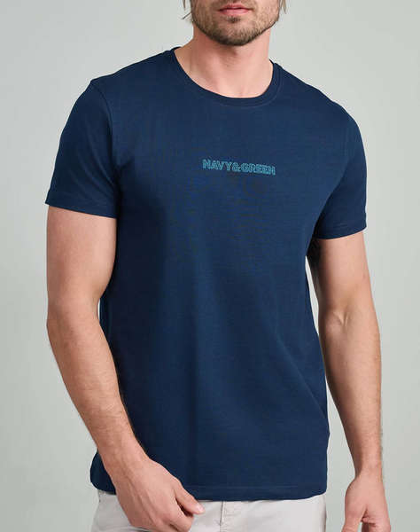 NAVY&GREEN ТЕНИСКА