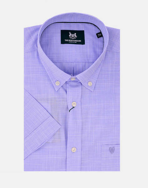 THE BOSTONIANS РИЗА FIL A FIL REGULAR FIT Plain FIL A FIL Button-down Regular Fit