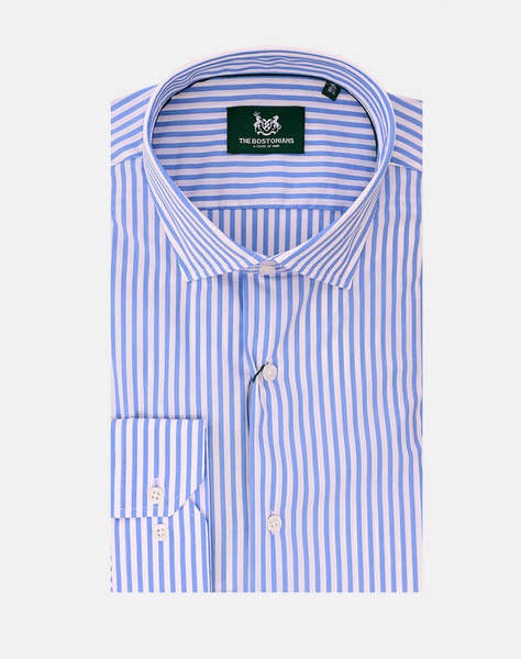 THE BOSTONIANS РИЗА ACORN ПОПЛИН CUSTOM FIT Stripe POPLIN Semi-rex Custom FIT