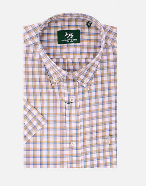 THE BOSTONIANS РИЗА MAVERICK OXFORD REGULAR FIT MedCheck OXFORD Button-down Regular fit