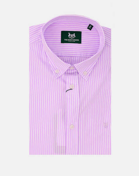 THE BOSTONIANS РИЗА ACORN ПОПЛИН REGULAR FIT Stripe POPLIN Button-down Regular Fit