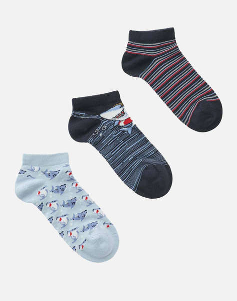 WALK ДЕТСКИ БАМБУКОВИ ЧОРАПИ С ДИЗАЙН, КОМПЛЕКТ ОТ 3 ЧИФТА