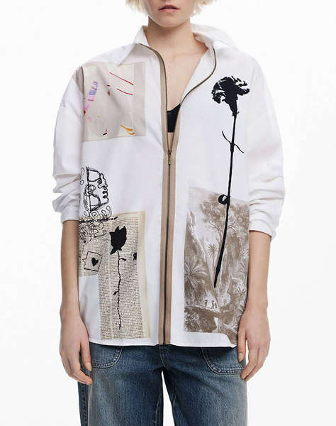 DESIGUAL D2 SHIRT_RECORTES_LACROIX ДАМСКА РИЗА