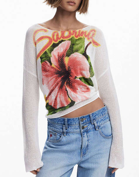 DESIGUAL D3 JERS_RIBE ДАМСКА БЛУЗА