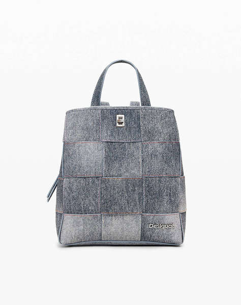 DESIGUAL D2 BACK_YOKO PU DENIM SU ДАМСКА ЧАНТА (Размери: 25 x 29 x 10см)