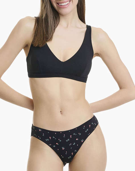 WALK ДАМСКО БЕЛЬО SLIP BAMBOO С ДИЗАЙН CROCO 2БР