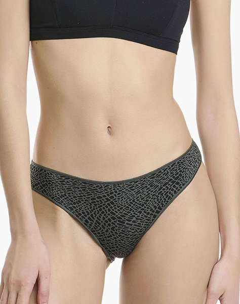 WALK ДАМСКО БЕЛЬО SLIP BAMBOO С ДИЗАЙН CROCO 2БР