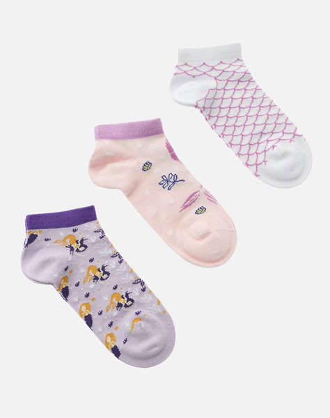 WALK ДЕТСКИ БАМБУКОВИ ЧОРАПИ С ДИЗАЙН, КОМПЛЕКТ ОТ 3 ЧИФТА