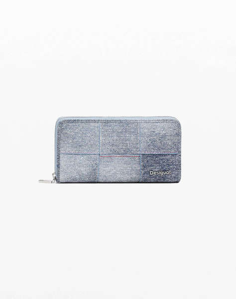 DESIGUAL D2 MONE_YOKO PU DENIM FI ДАМСКИ ПОРТФЕЙЛ(Размери: 20.5 x 10 x 2см.)