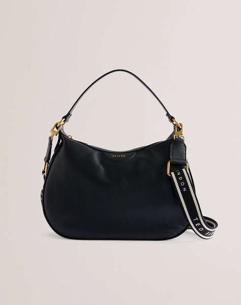 TED BAKER ESIAH Webbing Slouchy Leather Hobo Bag (Размери: 32 x 26см.)