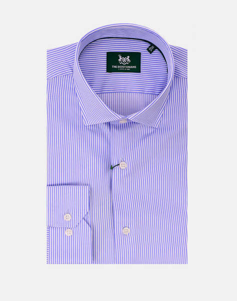 THE BOSTONIANS РИЗА ACORN ПОПЛИН CUSTOM FIT Stripe POPLIN Semi-rex Custom FIT
