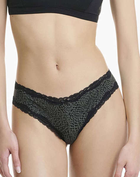 WALK ДАМСКИ BRAZILIAN ДАНТЕЛА/БАМБУК С КРОКО ДИЗАЙН 2 БР.