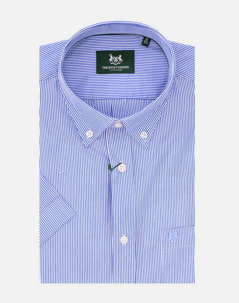 THE BOSTONIANS РИЗА ACORN ПОПЛИН REGULAR FIT Stripe POPLIN Button-down Regular Fit
