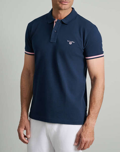 NAVY&GREEN МЪЖКА ТЕНИСКА ПОЛО, YOUNG LINE