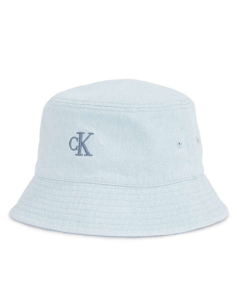 CALVIN KLEIN JEANS EMBRO MONOGRAM DENIM BUCKET HAT
