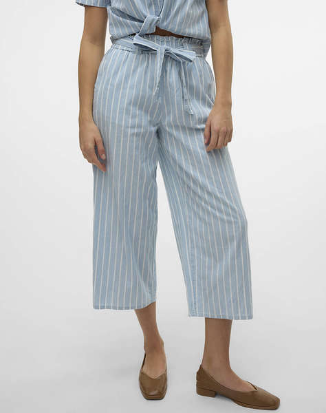 VERO MODA VMXENIA HR CHAMBRAY PAPERBAG CULOTTE