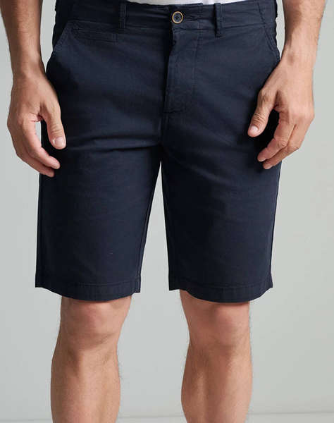NAVY&GREEN BERMUDA CHINOS