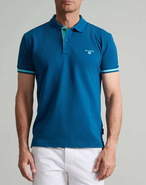 NAVY&GREEN МЪЖКА ТЕНИСКА ПОЛО, YOUNG LINE