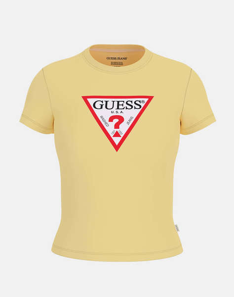 GUESS JEANS GJ SS CN SLIM ICONIC TEE ДАМСКА БЛУЗА