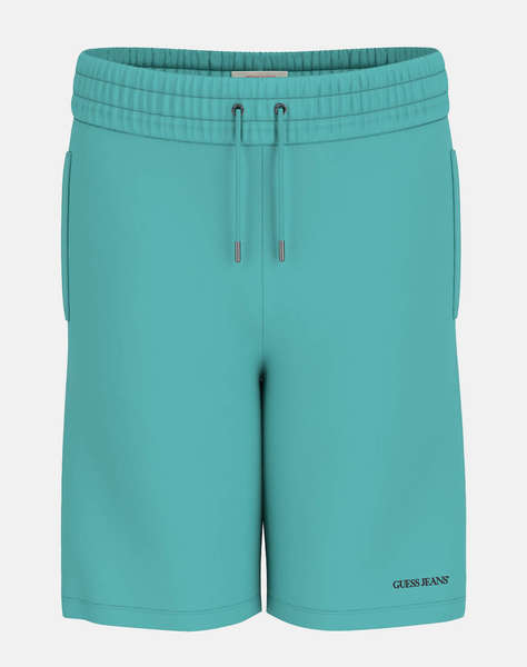 GUESS JEANS GJ REG EMBRO SHORTS - ORGANIC COTT ICONIC TERRY 400 МЪЖКИ КЪСИ ПАНТАЛОНИ
