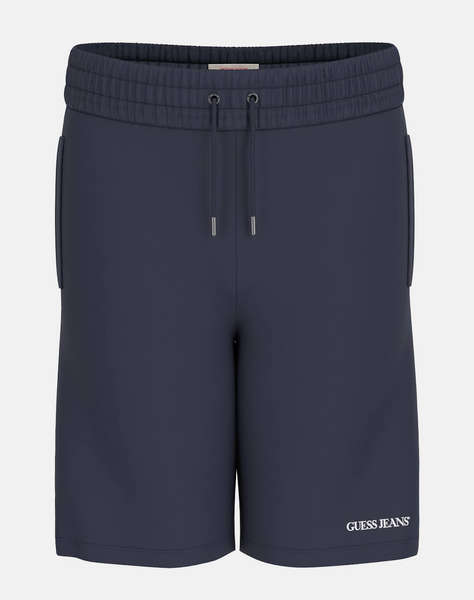 GUESS JEANS GJ REG EMBRO SHORTS - ORGANIC COTT ICONIC TERRY 400 МЪЖКИ КЪСИ ПАНТАЛОНИ